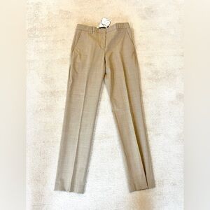 Theory Tailored Trousers 96% virgin wool 4% elastane Taupe size 0 NWTS